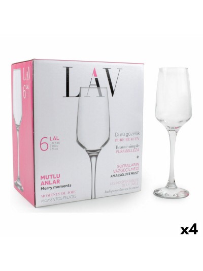 Set de Verres LAV Lal 6 Pièces (4 Unités) (6 pcs)