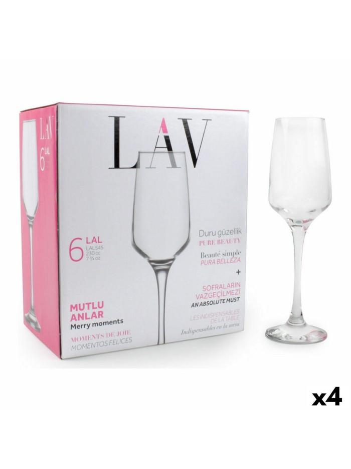 Set de Copas LAV Lal 6 Piezas (4 Unidades) (6 pcs)