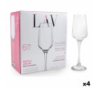 Set of cups LAV Lal 6 Pieces (4 Units) (6 pcs)