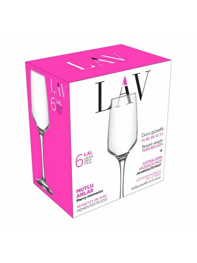 Set de Copas LAV Lal 6 Piezas (4 Unidades) (6 pcs)
