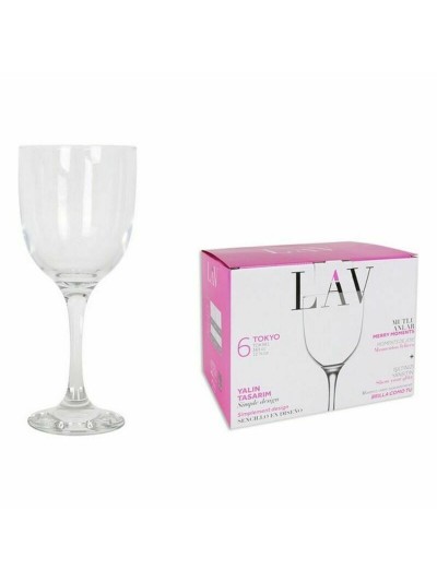 Set of cups LAV Tokyo (6 Pieces) (4 Units) (365 ml)