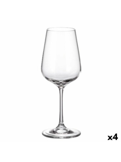 Set de Verres Bohemia Crystal Sira 360 ml Blanc 6 Pièces 6 x 8 x 22 cm (6 Unités) (4 Unités)