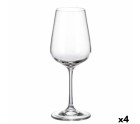 Set of cups Bohemia Crystal Sira 360 ml White 6 Pieces 6 x 8 x 22 cm (6 Units) (4 Units)