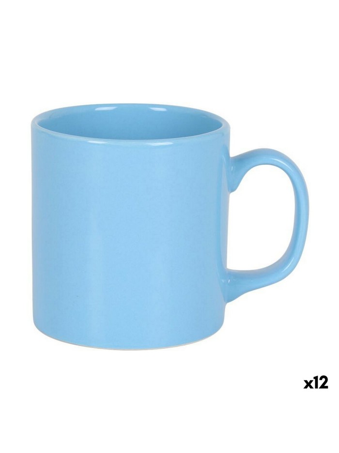 Taza Azul 300 ml Cerámica (12 Unidades)