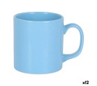 Cup Blue 300 ml Ceramic (12 Units)