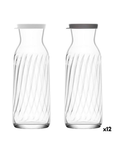 Botella de Cristal LAV 1,2 L Con Tapa (12 Unidades)