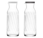 Glass Bottle LAV 1,2 L With lid (12 Units)