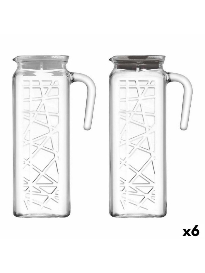 Jug LAV Line Transparent Crystal (6 Units) (1,2 L)