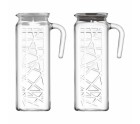 Jarra LAV Line Transparente Cristal (6 Unidades) (1,2 L)