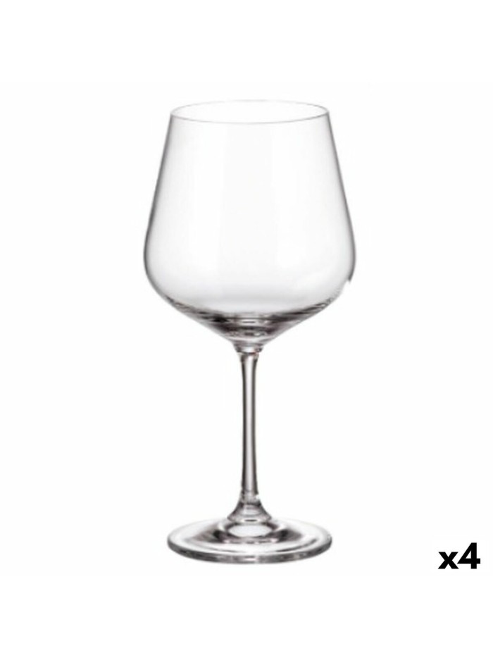 Set of cups Bohemia Crystal Sira 600 ml (6 Units) (4 Units)