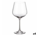 Set of cups Bohemia Crystal Sira 600 ml (6 Units) (4 Units)