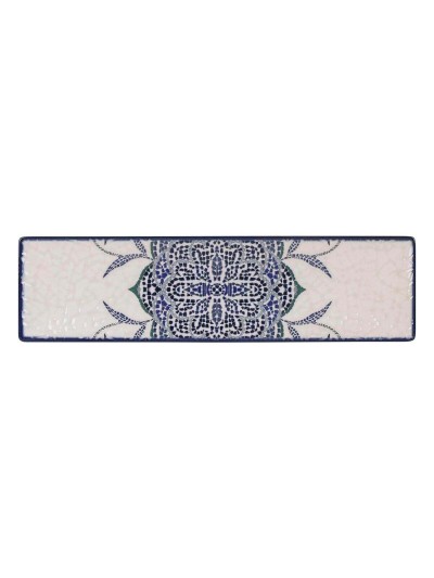 Fuente de Cocina La Mediterránea Rosetta Rectangular 30 x 8 x 2 cm (24 Unidades)