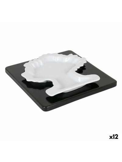 Bandeja de Aperitivos Viejo Valle Porcelana Árbol 16,8 x 16,8 x 1,1 cm Set 2 Piezas (12 Unidades)