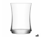 Set de Vasos LAV Lune 225 ml Vidrio 6 Piezas (8 Unidades)