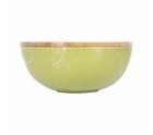 Cuenco Percutti Melamina Marrón Verde 18,9 x 18,9 x 8,5 cm Bambú (4 Unidades)