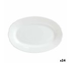 Serving Platter Bormioli Ebro Glass Oval 23 x 15,5 x 2,1 cm (24 Units)