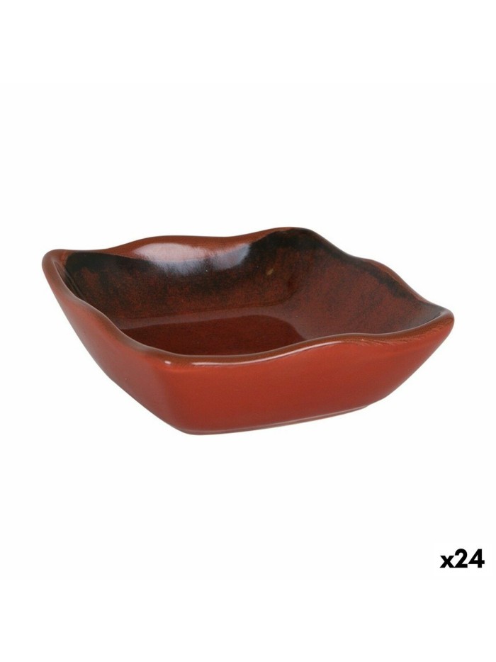 Bol Inde Carré 10,5 x 10,5 x 3 cm (24 Unités)