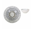Cuenco La Mediterránea Barroc Porcelana Ø 16 x 7 cm (24 Unidades)