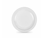 Set de platos reutilizables Algon Blanco Plástico 28 x 28 x 1,5 cm (36 Unidades)