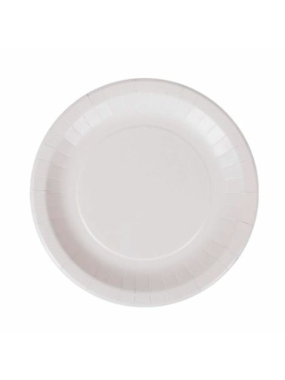 Plate set Algon Disposable White Cardboard 28 cm (36 Units)