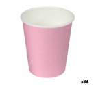 Set de Platos Algon Cartón Desechables Rosa (36 Unidades)