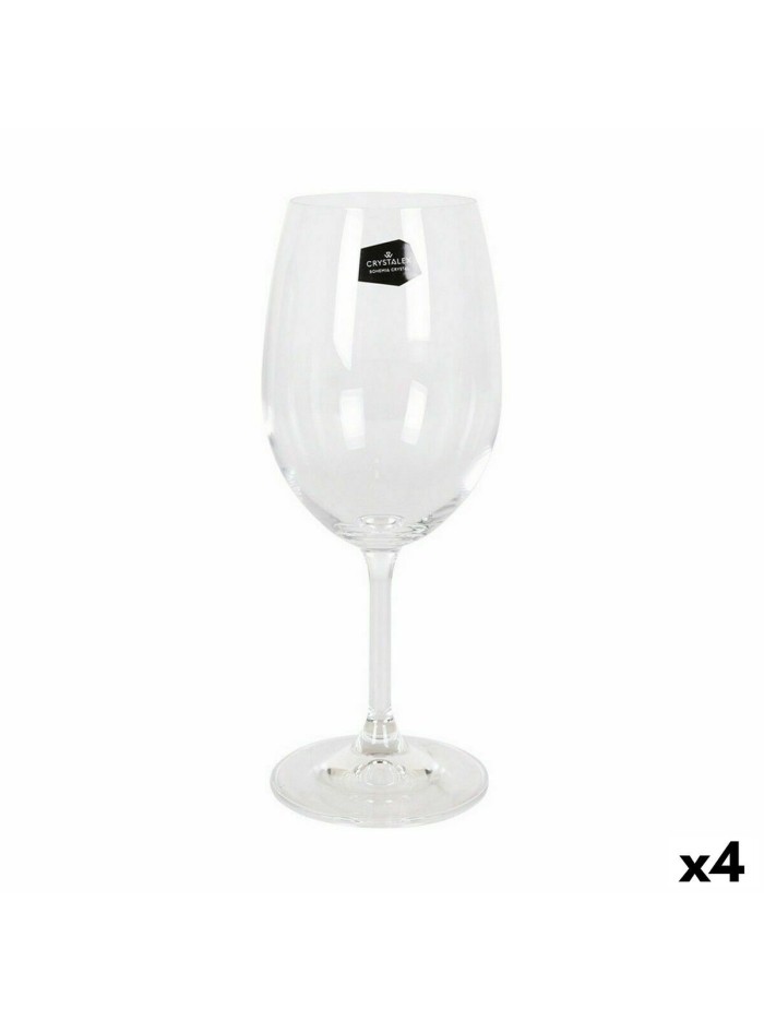 Set of cups Crystalex Lara Wine 350 ml Crystal (6 Units) (4 Units)