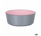 Cuenco Inde Melamina Rosa/Gris (12 Unidades)