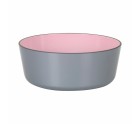 Cuenco Inde Melamina Rosa/Gris (12 Unidades)