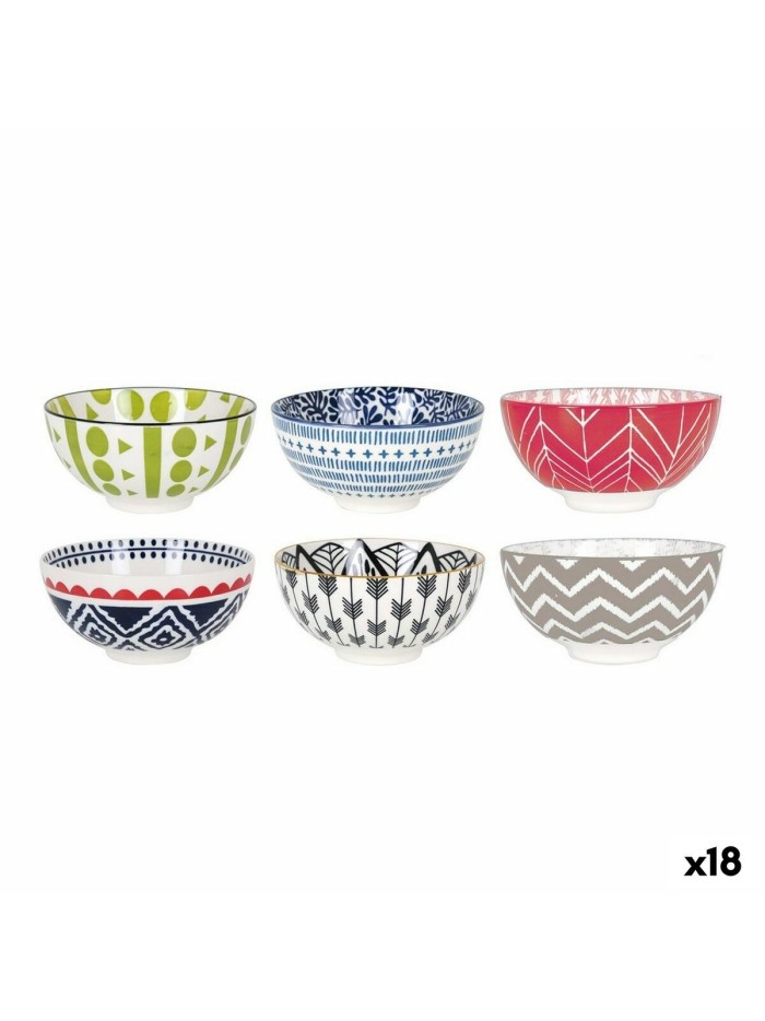 Bol La Mediterránea Hanae 15 x 15 x 7,3 cm (18 Unités)