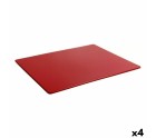 Bandeja de Aperitivos Viejo Valle Bayahibe Melamina Rojo 32,5 x 26,5 x 0,5 cm (4 Unidades)