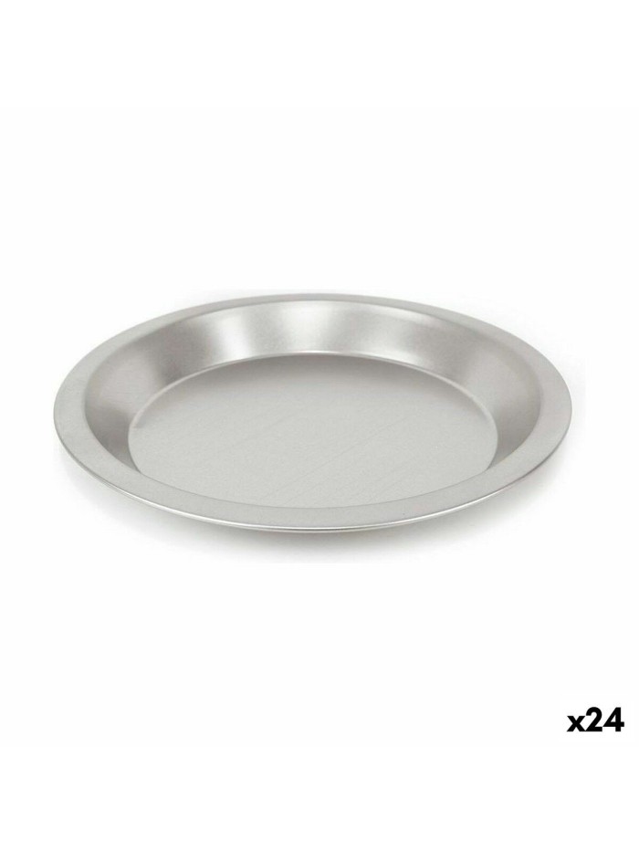 Baking tray Quttin Carbon steel 25 x 2,5 cm (24 Units)