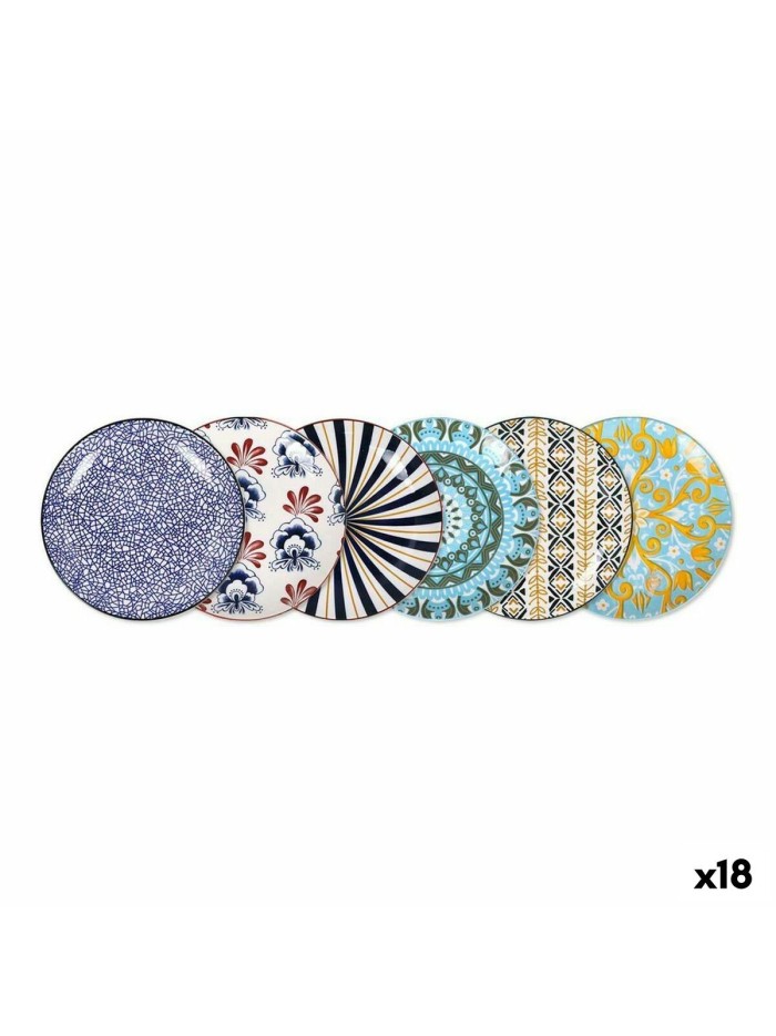 Serving Platter La Mediterránea Kyomi Circular 20 x 20 x 2,5 cm (18 Units)