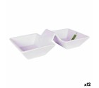 Bowl La Mediterránea Yummy White 24,3 x 12,5 x 6 cm (12 Units) (24,3 x 12,5 x 6 cm)