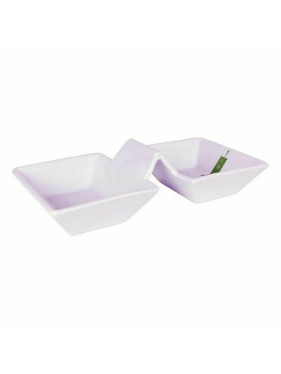 Bowl La Mediterránea Yummy White 24,3 x 12,5 x 6 cm (12 Units) (24,3 x 12,5 x 6 cm)