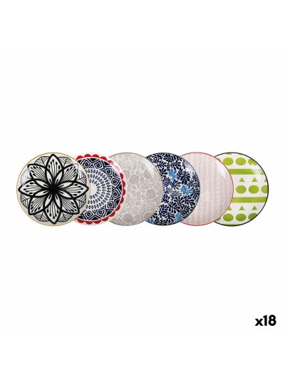 Serving Platter La Mediterránea Hanae Japanese Circular 20 x 20 x 2,5 cm (18 Units)