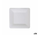 Service de vaisselle Algon Produits à usage unique Blanc Carton Carré 18 cm (36 Unités)