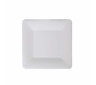 Plate set Algon Disposable White Cardboard Squared 18 cm (36 Units)