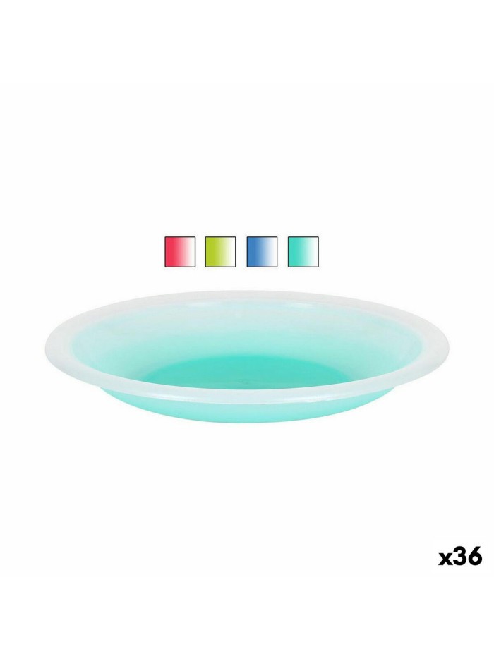 Deep Plate Dem Cristalway Ø 22 x 22 x 3 cm (36 Units)