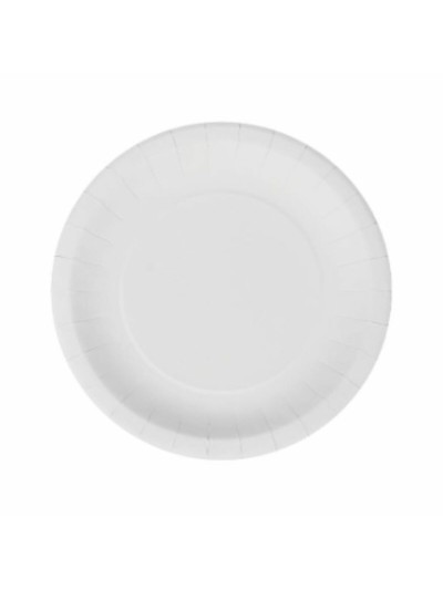 Plate set Algon Disposable White Cardboard 20 cm (36 Units)
