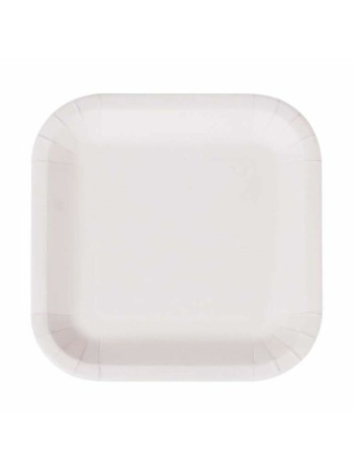 Set de Platos Algon Desechables Blanco Cartón 26 cm (36 Unidades)