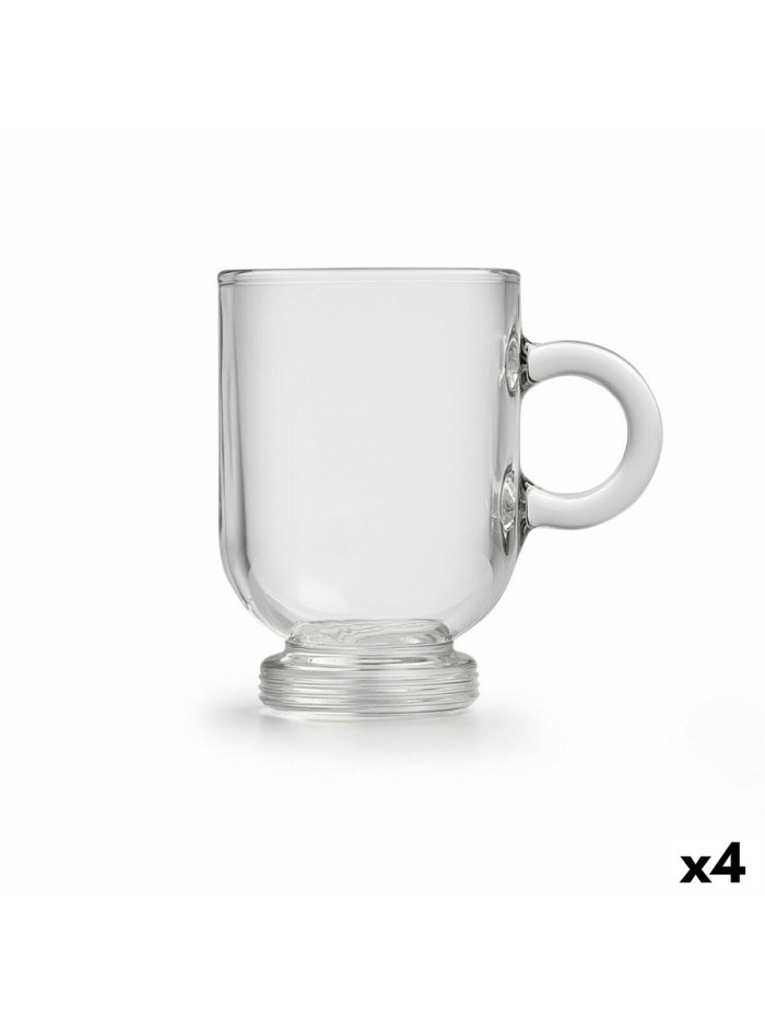 Juego de Tazas de Café Royal Leerdam Sentido 80 ml 6 Piezas (4 Unidades)