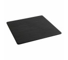 Flat Plate Inde Africa Black Melamin Squared 35 x 35 x 0,7 cm (6 Units)