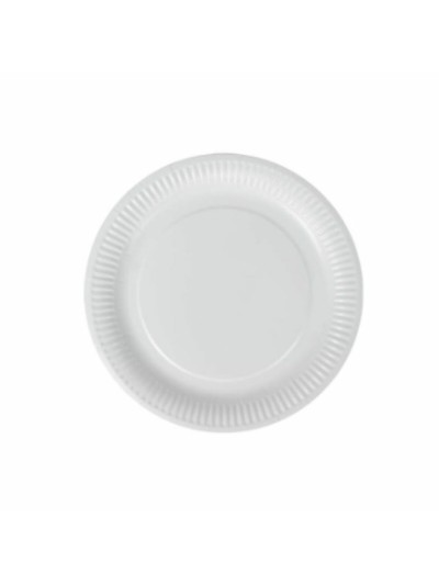 Set de Platos Algon Desechables Blanco Cartón 18 cm (36 Unidades)