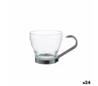 Juego de Tazas de Café La Mediterránea Amberg 100 ml 3 Piezas 24 Unidades 9 x 6,5 x 6 cm