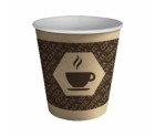 Set of glasses Algon Cardboard Disposable Coffee 20 Units (100 Pieces)