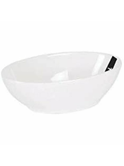 Cuenco La Mediterránea Snack Gres Blanco 14 x 8,5 x 4 cm (72 Unidades) (14,1 x 8,5 x 4,4 cm)