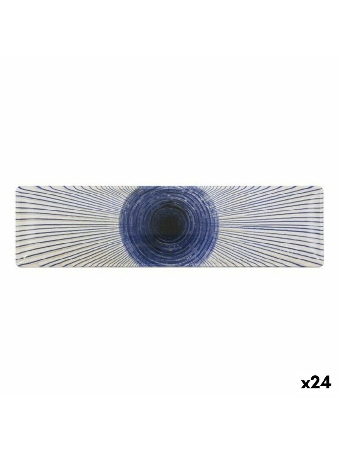 Deep Plate La Mediterránea Irys Rectangular 30 x 8 x 2cm (24 Units)