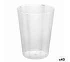 Set de vasos reutilizables Algon Transparente Sidra 40 unidades 500 ml (10 Piezas)