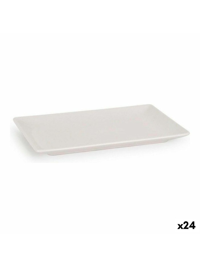 Serving Platter La Mediterránea Elite Rectangular 13 x 20 x 2 cm (24 Units) (13 x 20 cm)