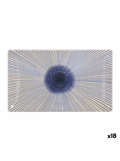 Fuente de Cocina La Mediterránea Irys Rectangular 25 x 15 x 2 cm (18 Unidades) (25 x 15 cm)